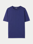 Men's Cotton Silk Cashmere Blend T-shirt - Gobi Cashmere #color_baby-blue