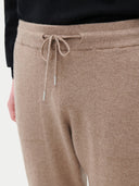 Organic Colour Men's Cashmere Jogger Taupe - Gobi Cashmere