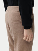 Organic Colour Men's Cashmere Jogger Taupe - Gobi Cashmere