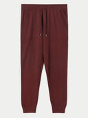 Men's Cashmere Jogger Decadent Chocolate - Gobi Cashmere #color_decadent-chocolate