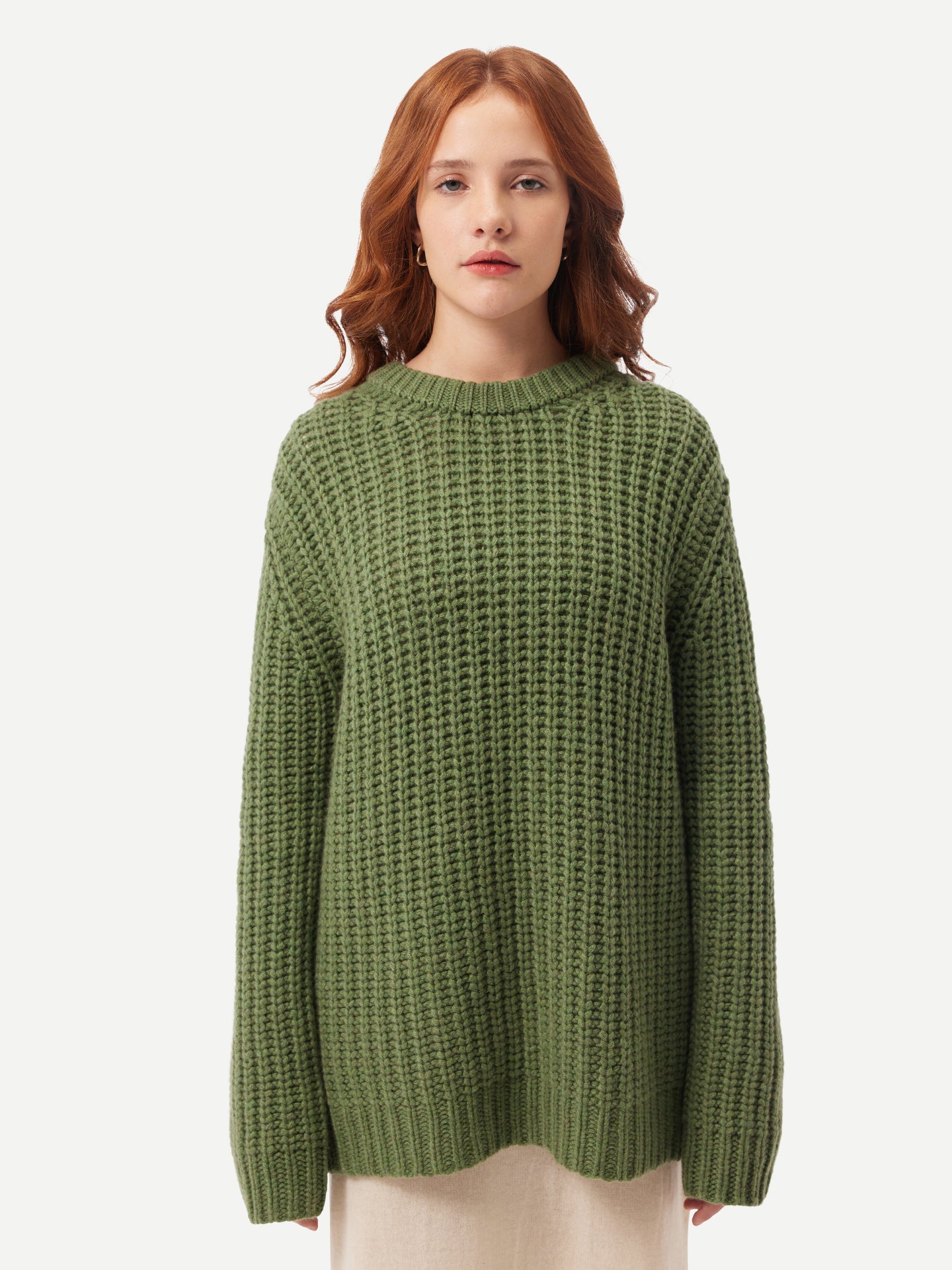 Regenerative-Cashmere Crewneck Sweater