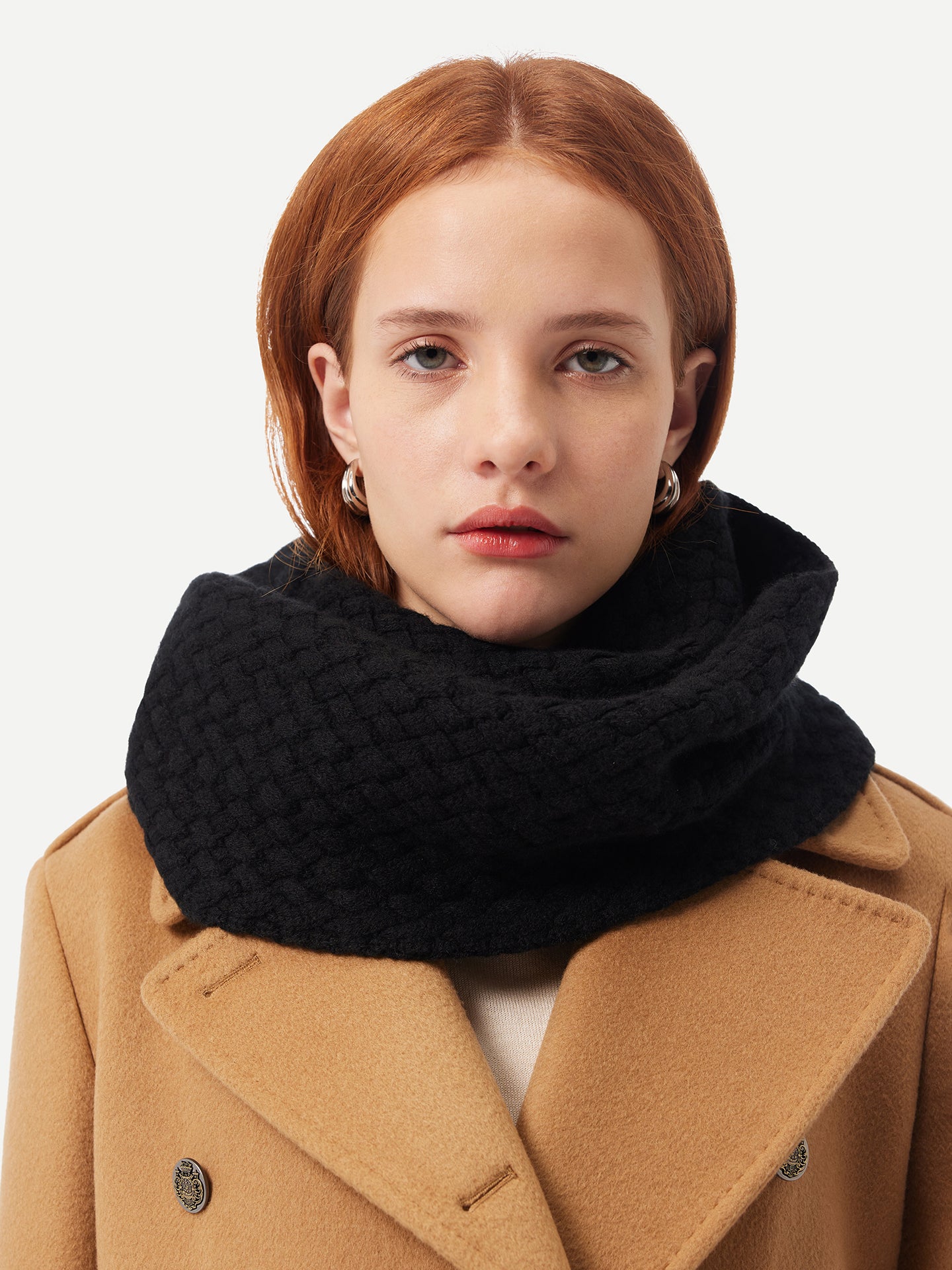 GOBI Cashmere - Cashmere Snood Black - Circular Fashion