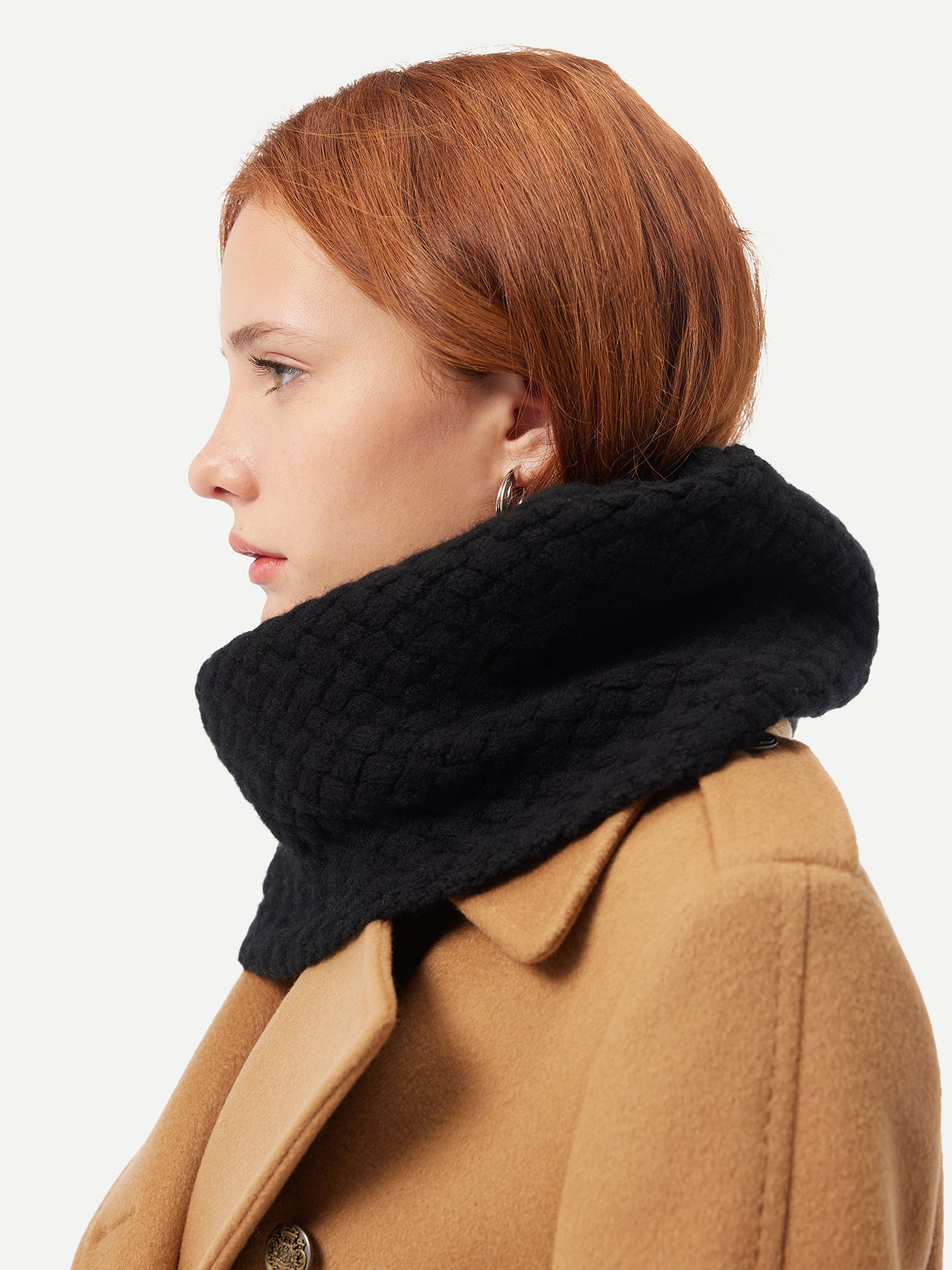 GOBI Cashmere - Cashmere Snood Black - Circular Fashion