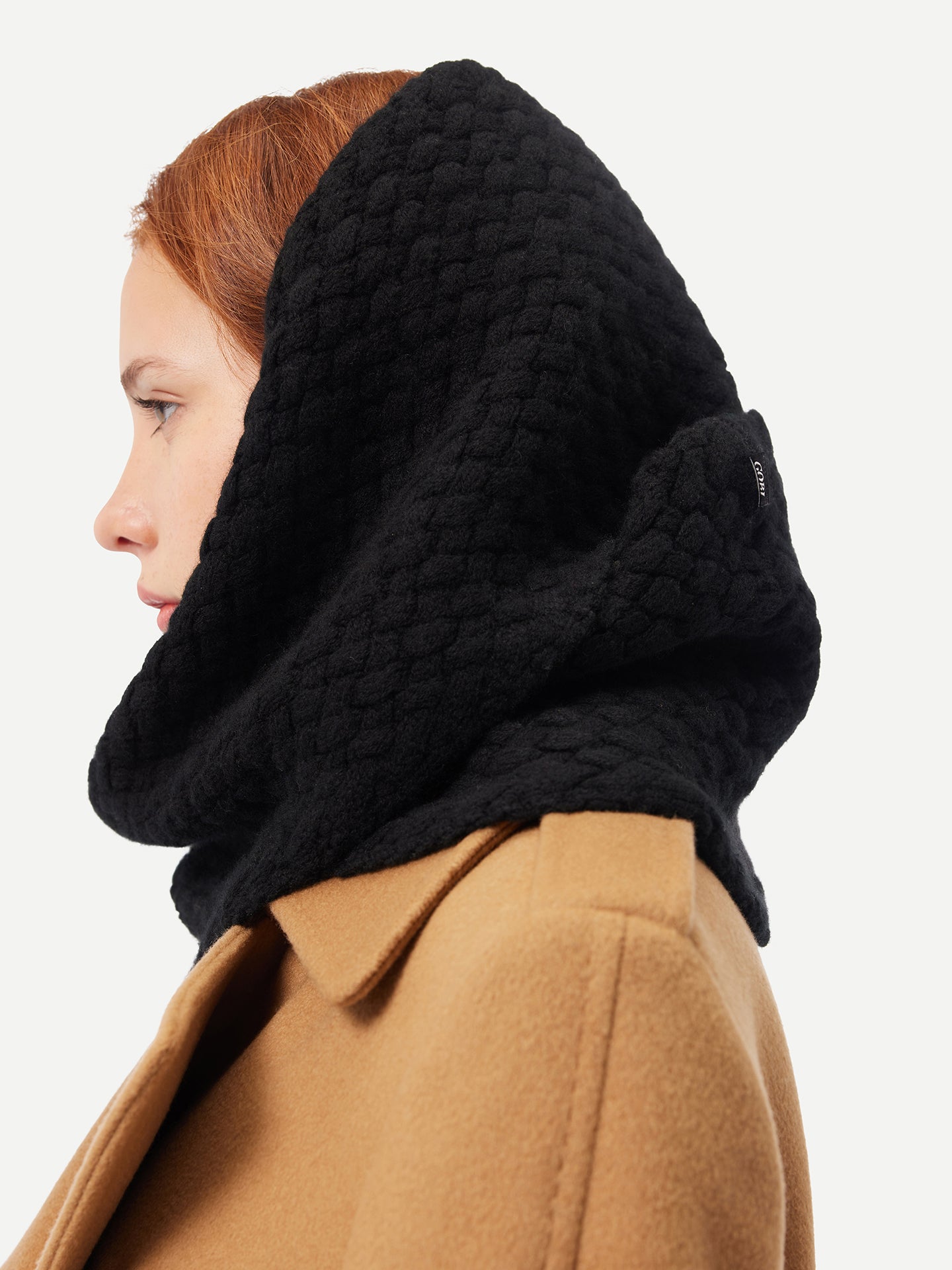 GOBI Cashmere - Cashmere Snood Black - Circular Fashion