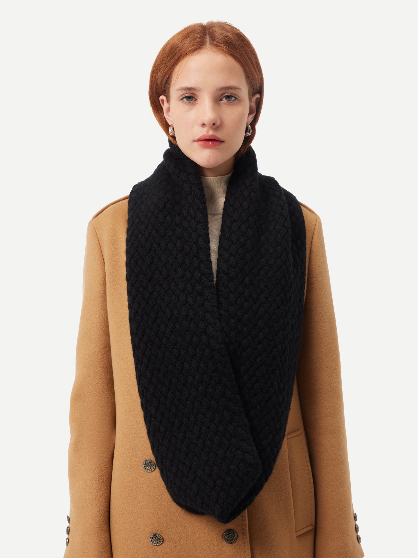 GOBI Cashmere - Cashmere Snood Black - Circular Fashion