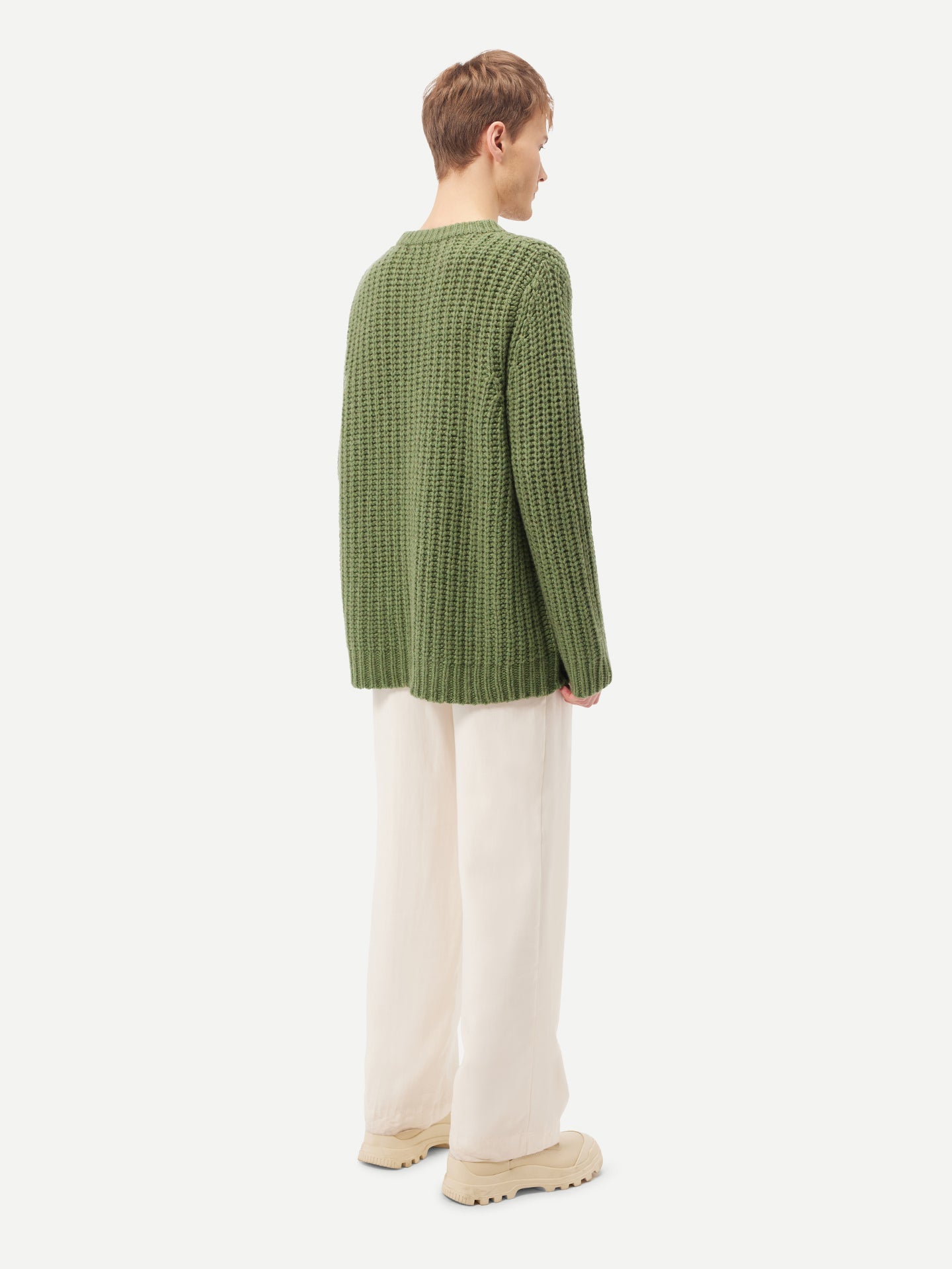 Regenerative-Cashmere Crewneck Sweater