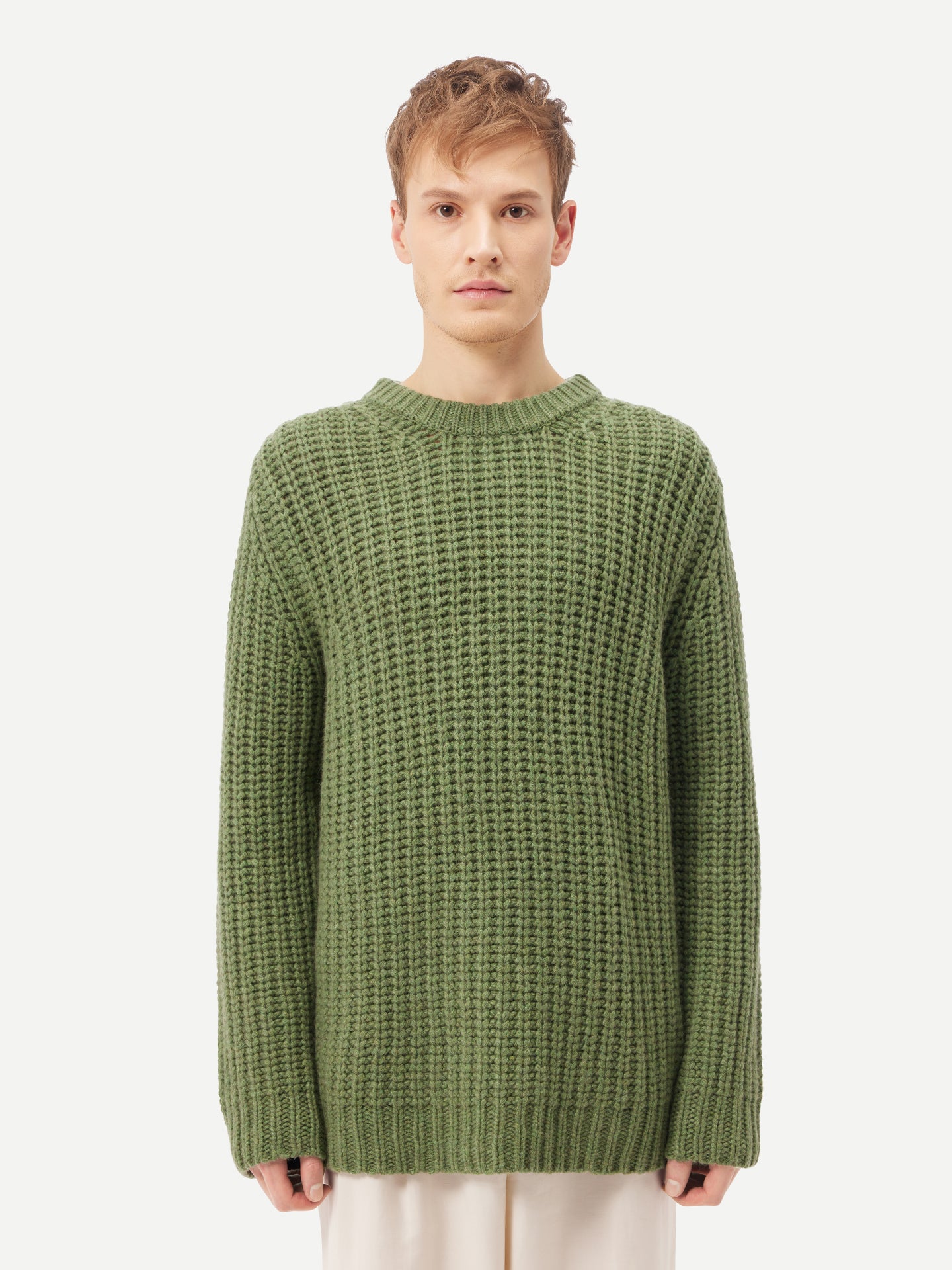 Regenerative-Cashmere Crewneck Sweater