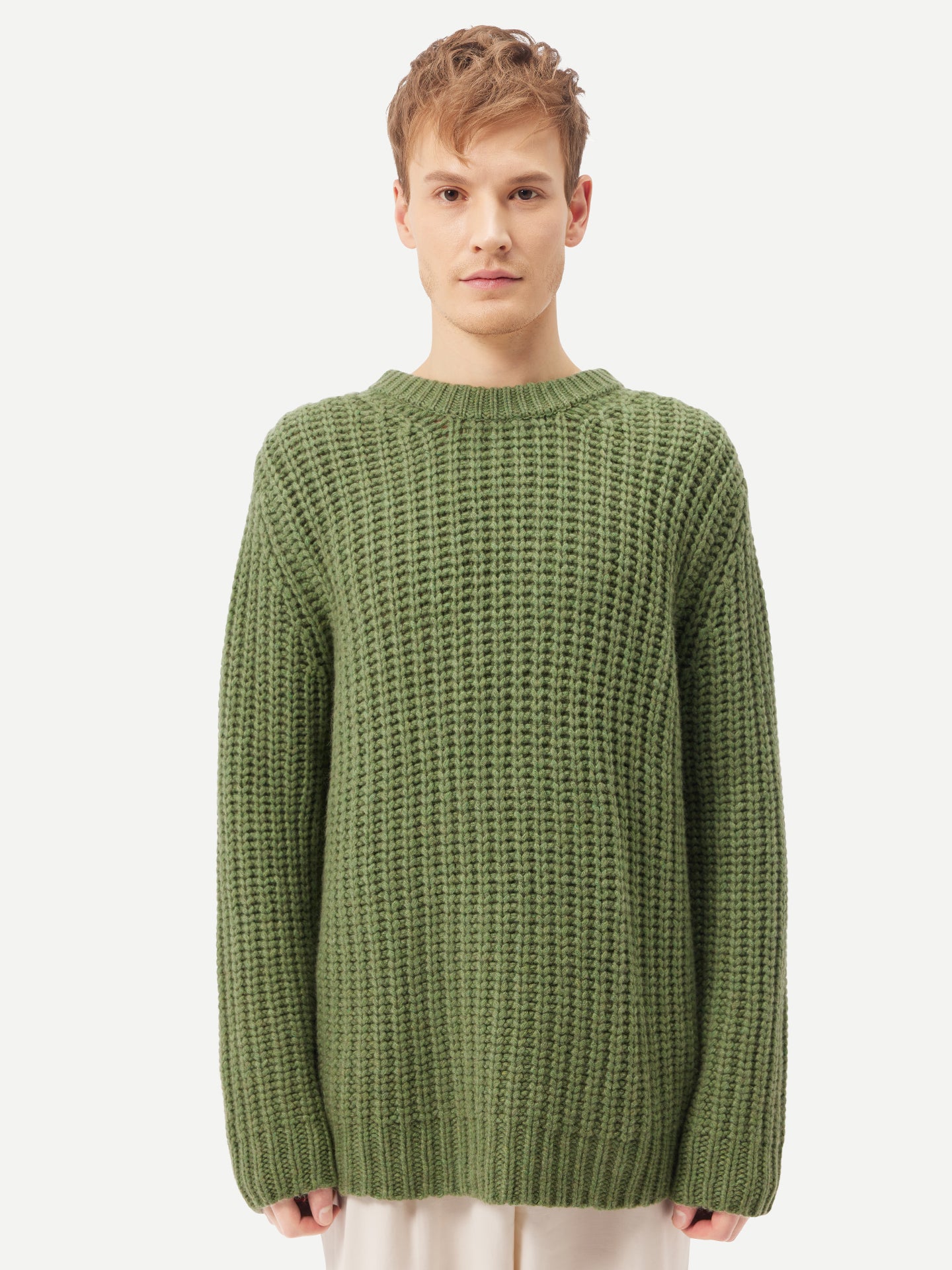 Regenerative-Cashmere Crewneck Sweater