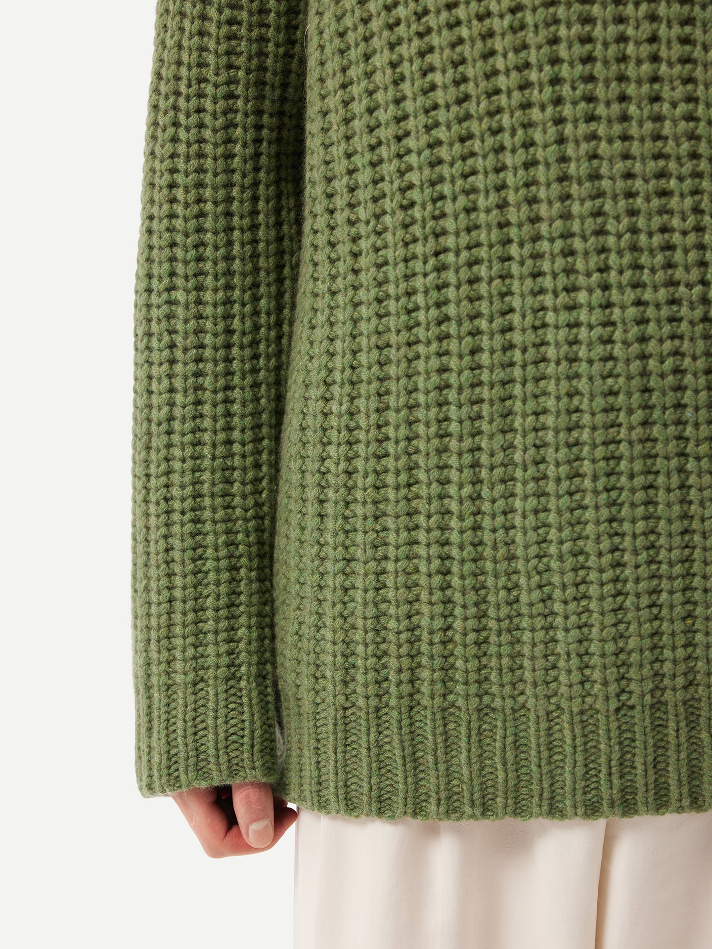 Regenerative-Cashmere Crewneck Sweater