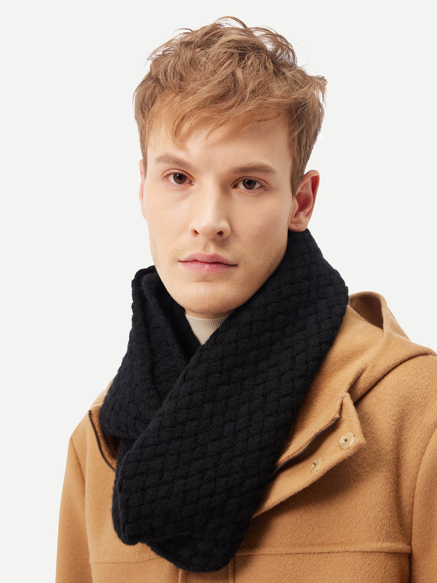 GOBI Cashmere - Cashmere Snood Black - Circular Fashion