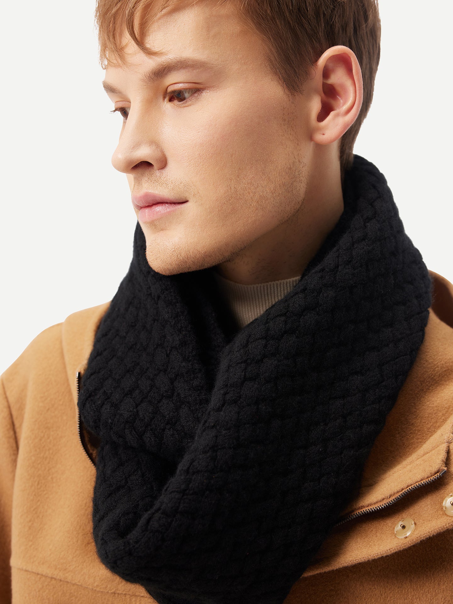 GOBI Cashmere - Cashmere Snood Black - Circular Fashion