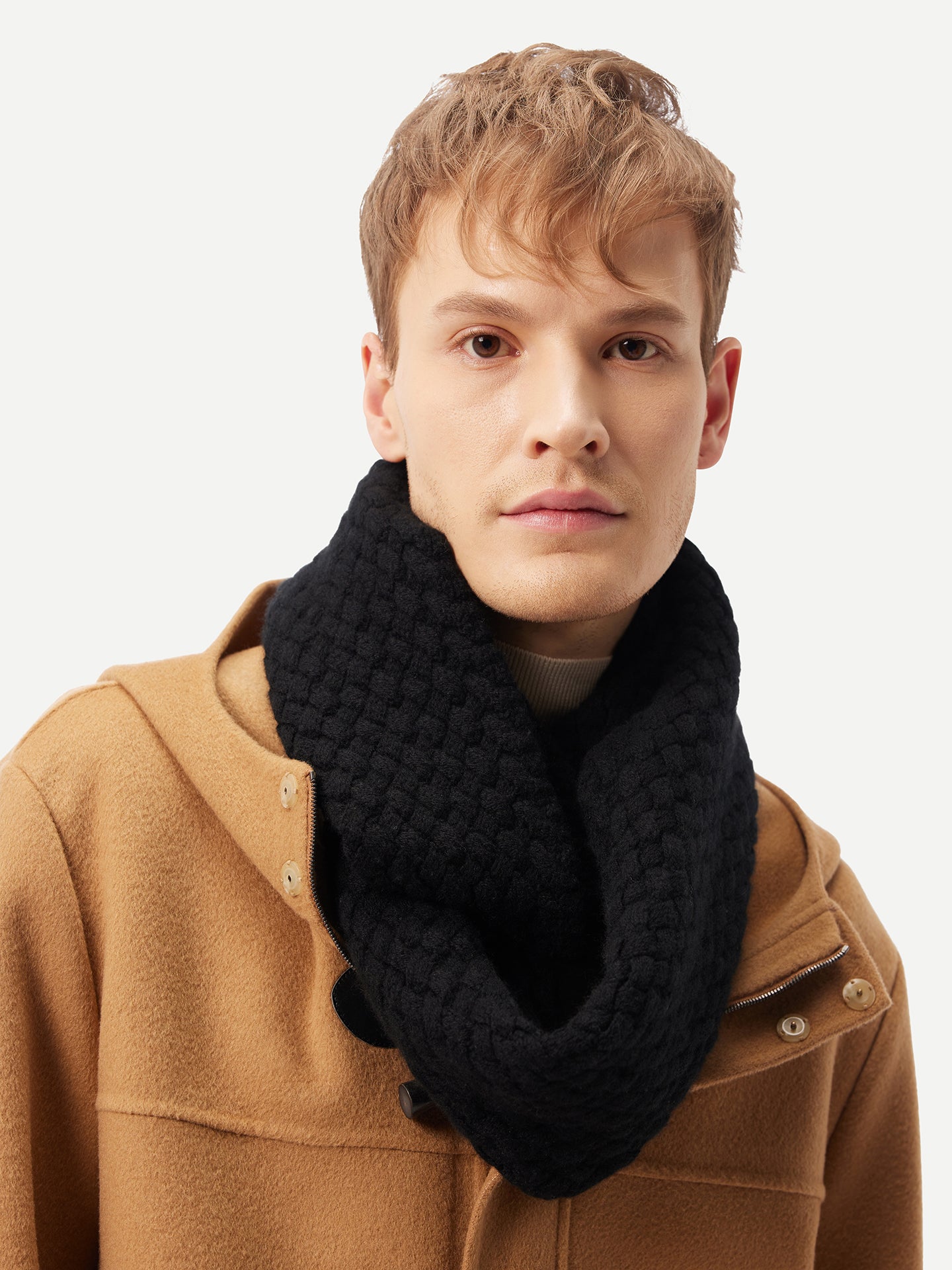 GOBI Cashmere - Cashmere Snood Black - Circular Fashion