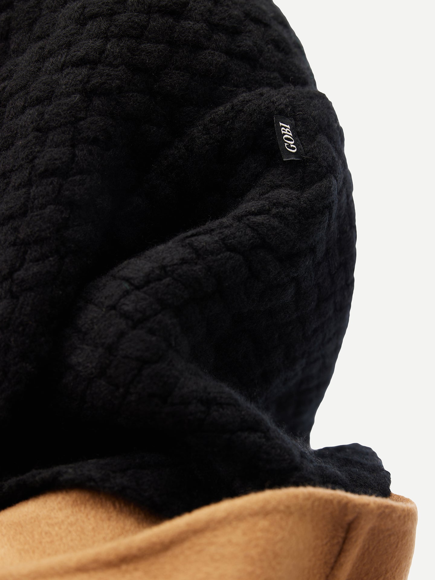 GOBI Cashmere - Cashmere Snood Black - Circular Fashion