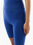 Women's Silk Cashmere Biker Shorts Black - Gobi Cashmere #color_black