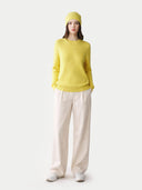 £99 Cashmere Hat & Jumper Set Maize - Gobi Cashmere #color_maize
