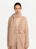 Organic Cashmere Scarf Warm Grey - Gobi Cashmere #color_warm-grey