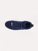 Unisex Cashmere High-Top Trainers Navy - Gobi Cashmere #color_navy