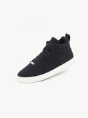 Unisex Cashmere High-Top Trainers Black - Gobi Cashmere #color_black