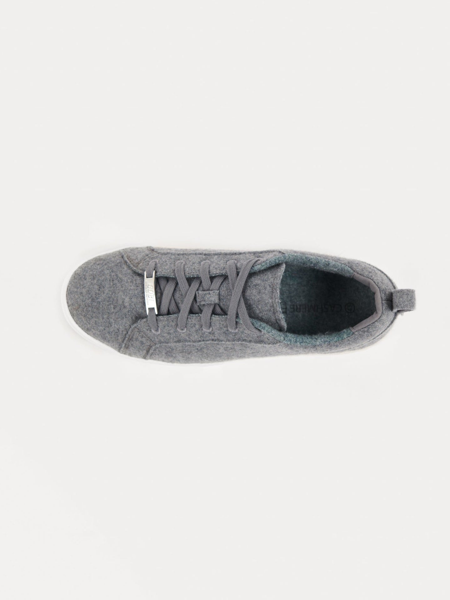 Unisex Cashmere Wool Trainers Grey - Gobi Cashmere