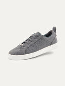 Unisex Cashmere Low Ankle Sneakers in Grey | GOBI UK
