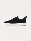 Unisex Cashmere Low Ankle Trainers in Black | GOBI UK #color_black