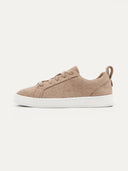 Unisex Cashmere Low Ankle Trainers in Taupe | GOBI UK #color_taupe