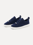Unisex Cashmere Wool Trainers Navy - Gobi Cashmere #color_navy