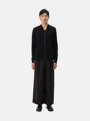 Luxury Men’s Cashmere Bomber in Black | GOBI UK #color_black