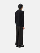 Luxury Men’s Cashmere Bomber in Black | GOBI UK #color_black
