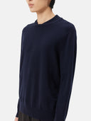 Men's Top Quality Double-Navy Neckline Cashmere Jumper| GOBI Cashmere