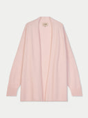 Cashmere Open-Front Cardigan Peach Blush - Gobi Cashmere