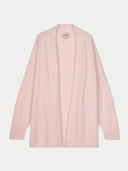 Cashmere Open-Front Cardigan Peach Blush - Gobi Cashmere #color_peach-blush