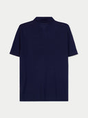 Cashmere Silk Half- Zip Polo Top