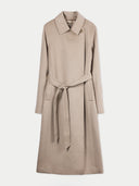 Women’s Cashmere Wrap Coat with Belt | GOBI UK #color_taupe
