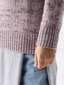 Unisex Mouline Cashmere Jumper Rose | GOBI UK