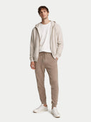 Organic Colour Men's Cashmere Jogger Taupe - Gobi Cashmere