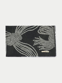 Rope Knot Printed Cashmere Shawl | GOBI UK