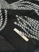 Rope Knot Printed Cashmere Shawl | GOBI UK