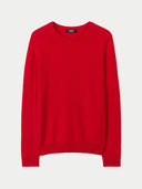 Women’s Basic Crew Neck Cashmere Jumper Red | GOBI UK #color_red