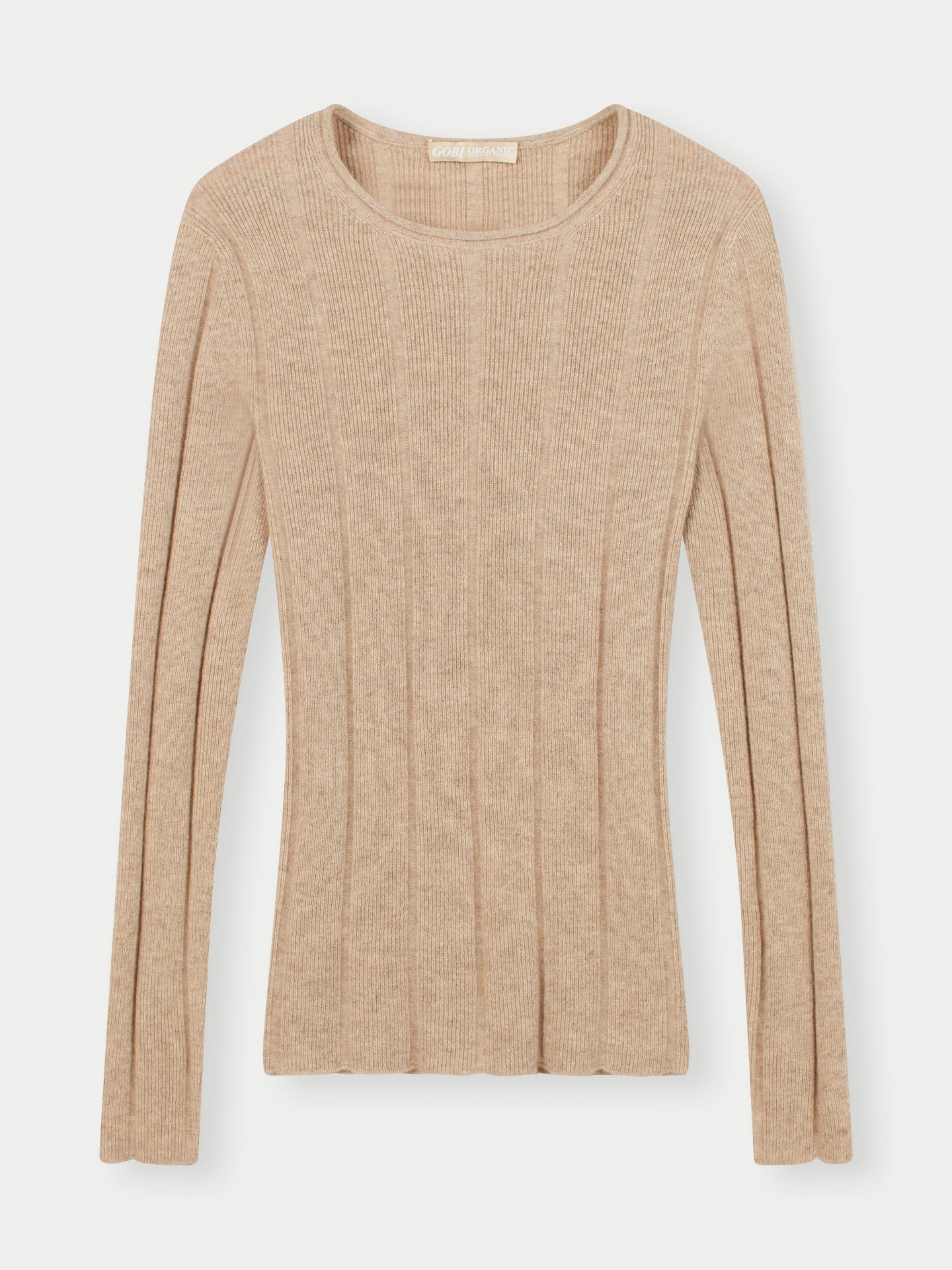 Organic Colour C-Neck Cashmere Sweater