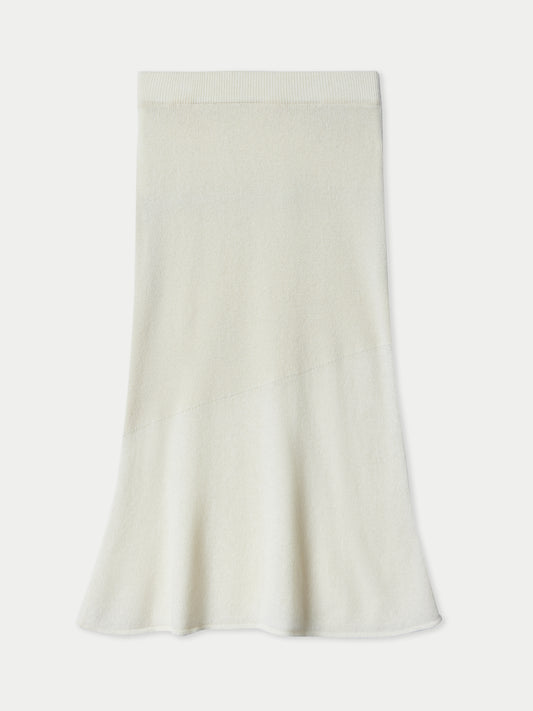 Organic Colour Jersey Knit Cashmere Skirt