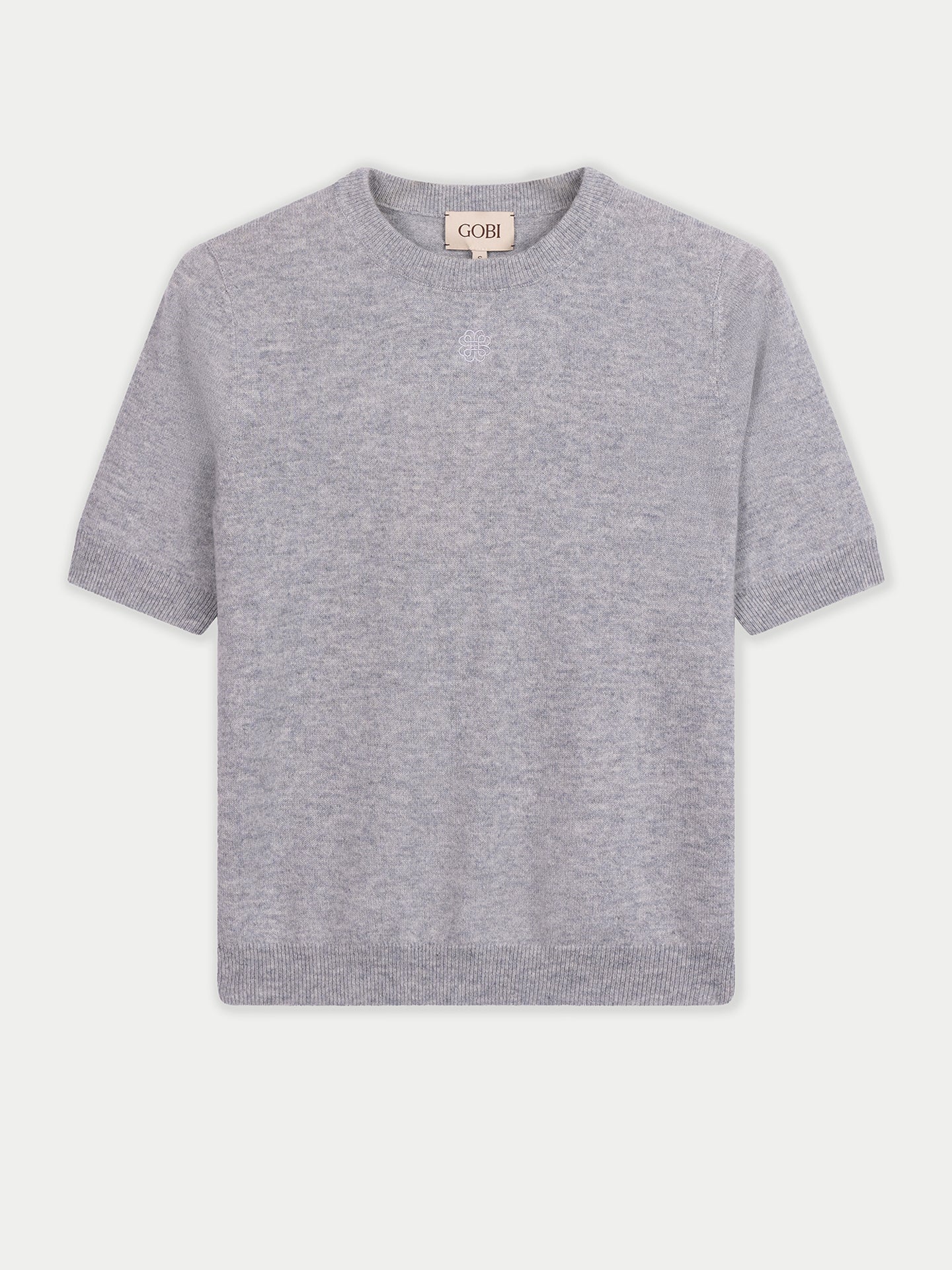 Short-Sleeve Cashmere Jumper