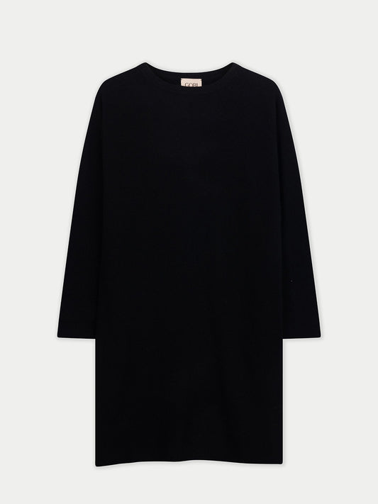 Seamless Crewneck Cashmere Dress