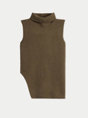 Women's Turtle Neck Cashmere Vest | GOBI UK #color_cub