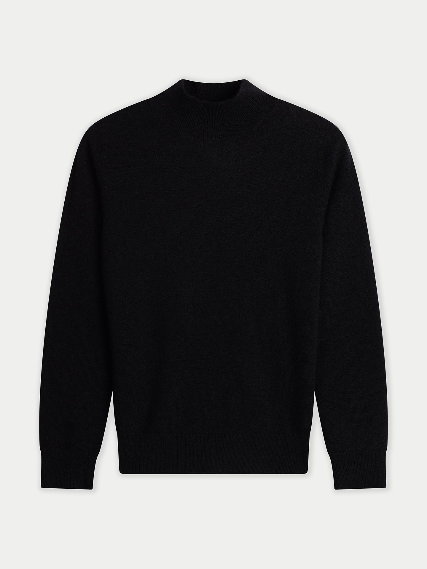 Timeless Cashmere Mock Neck Jumper