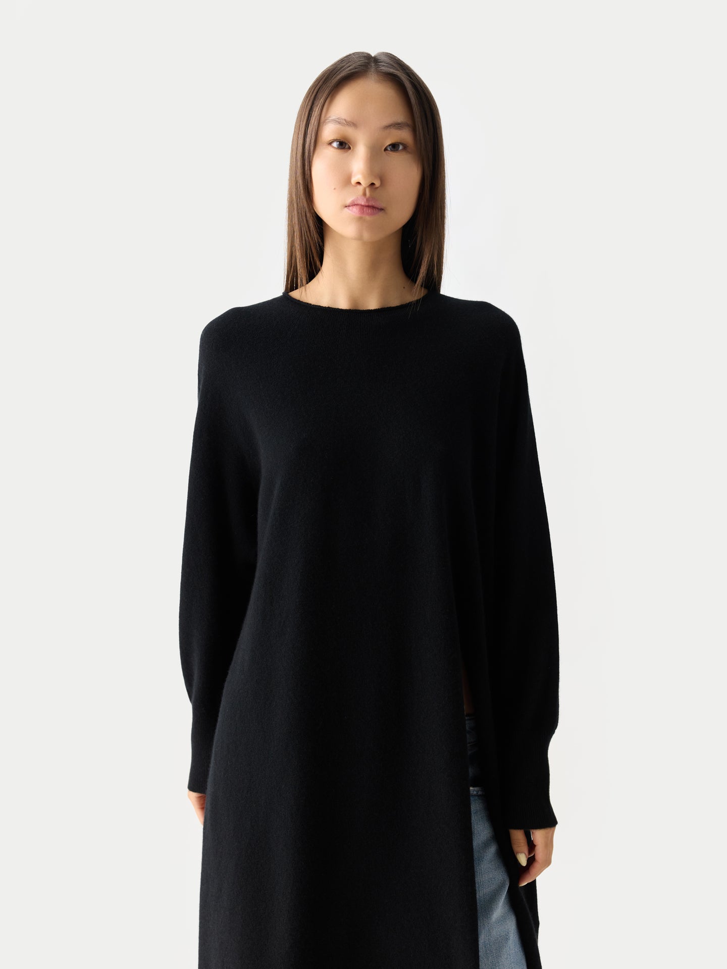 Cashmere Turtleneck Jumper Dress