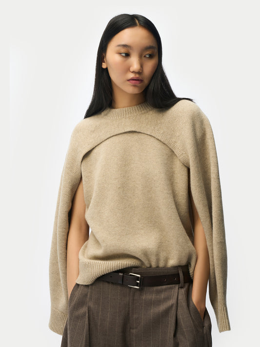 Organic Colour Cashmere Crewneck Twin Set