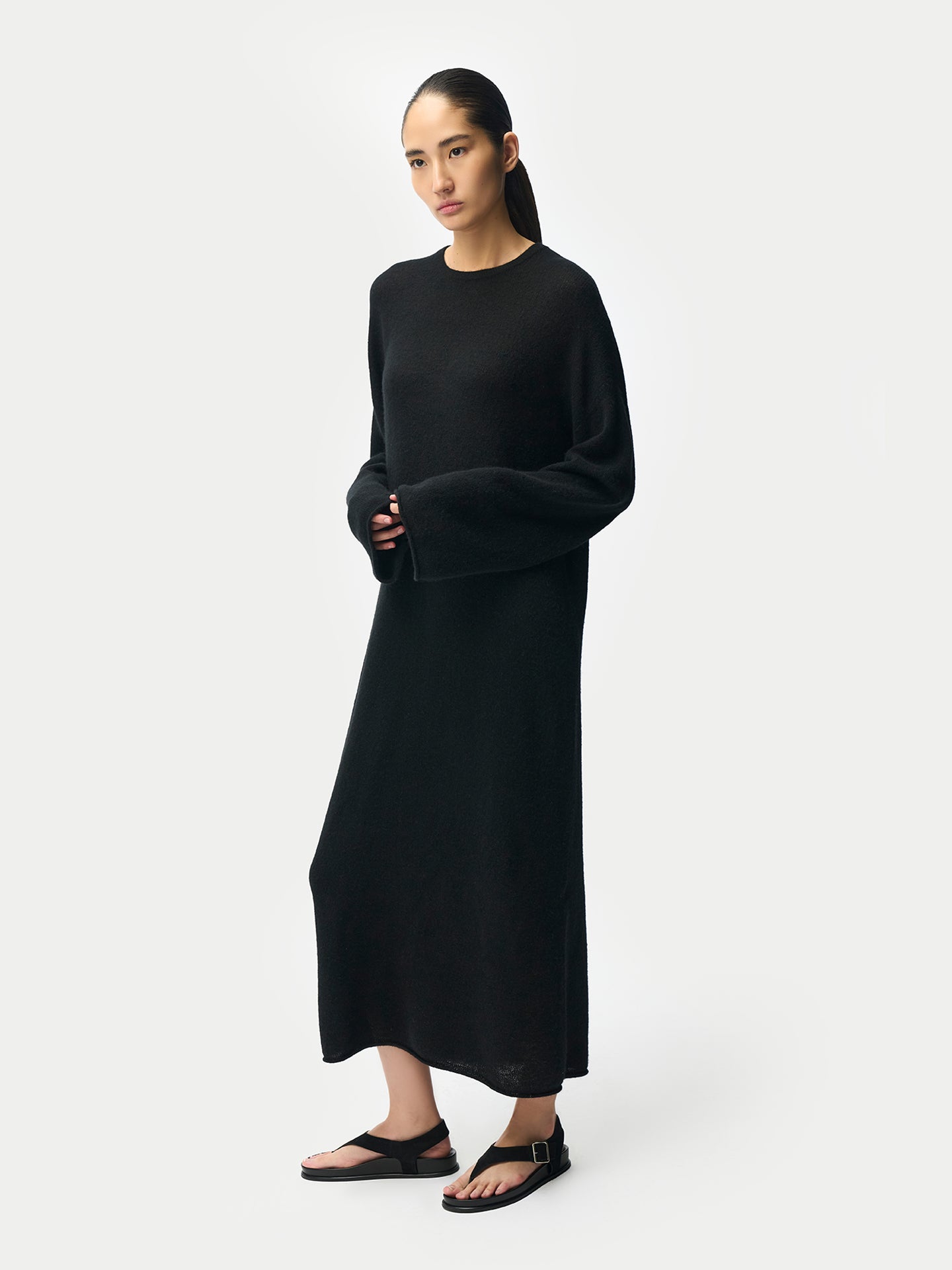 Long Cashmere Jumper Dress
