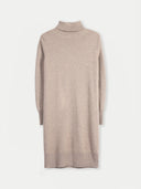 Women's Cashmere Turtleneck Sweater Dress | GOBI UK #color_taupe