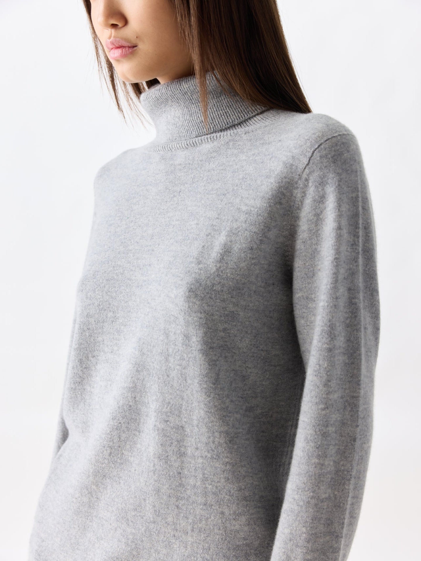 Cashmere Turtleneck Jumper Dress